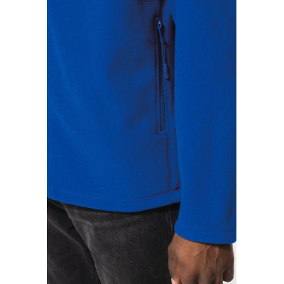 Men's microfleece zip jacket with raglan sleeves